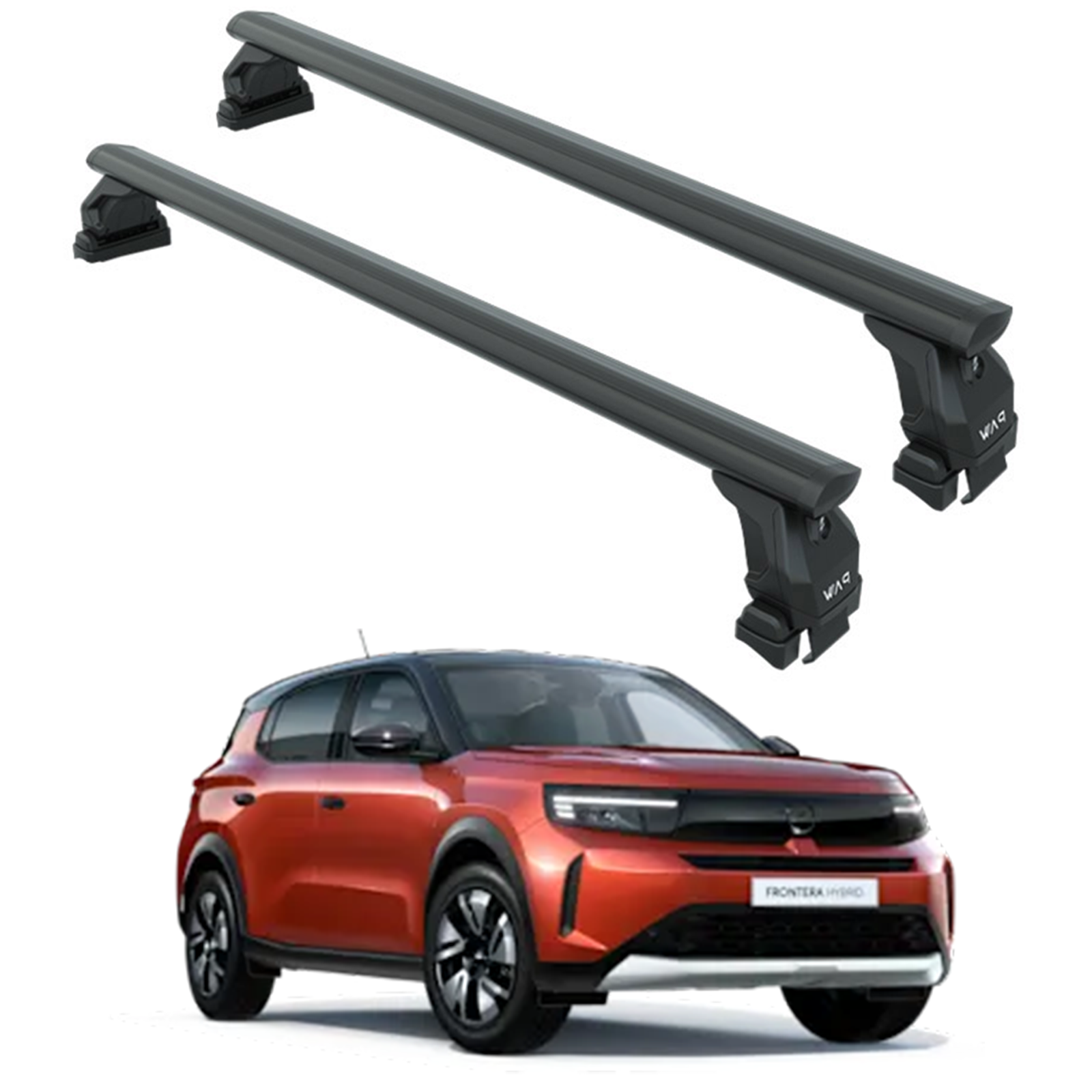 For Opel Frontera 2024- Up Roof Rack Cross Bars Normal Roof Alu Black For Opel Frontera 2024- Up Roof Rack Cross Bars Normal Roof Alu Black